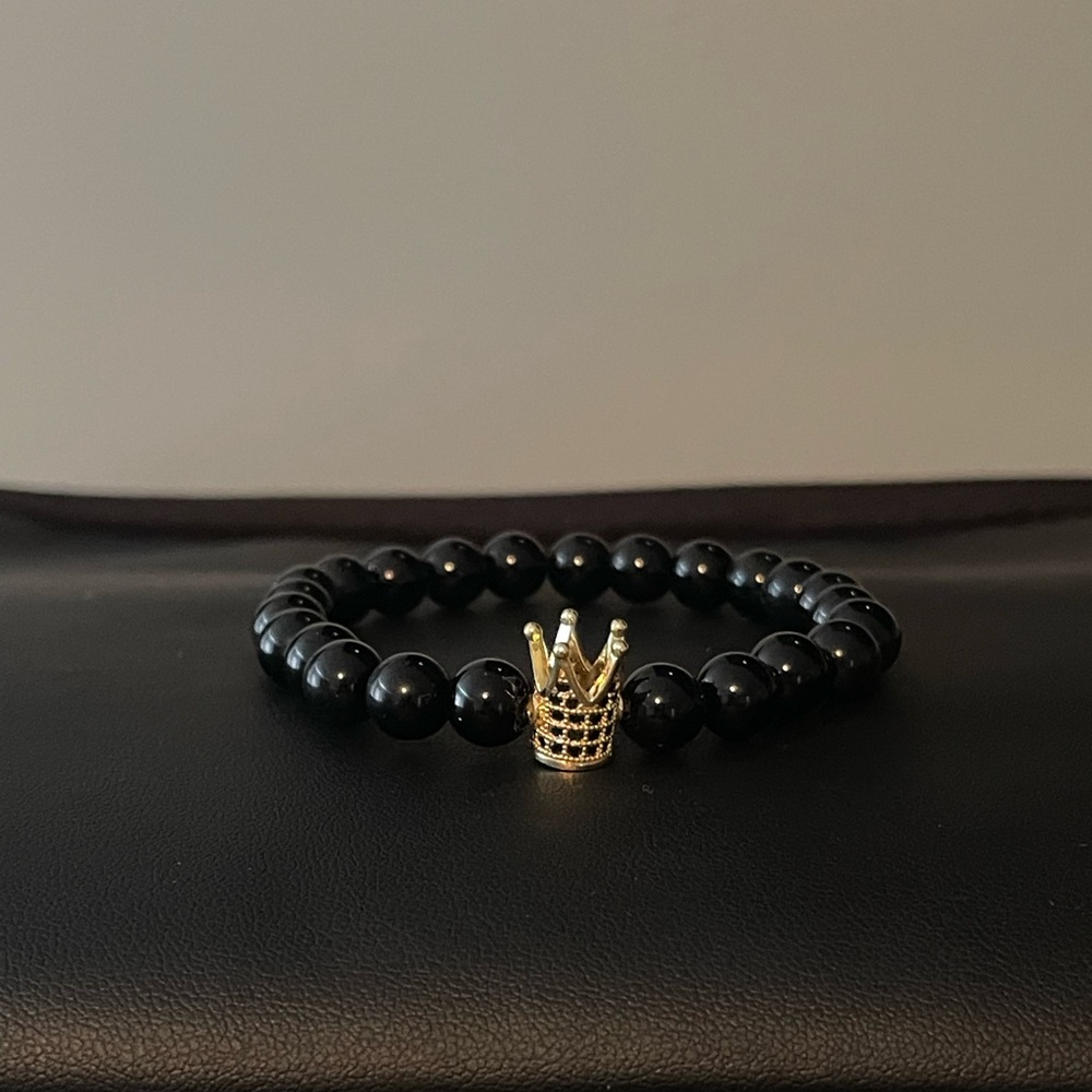 Crown Bead Bracelet